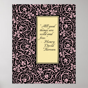 William Morris Grapevine Wallpaper Pattern Poster