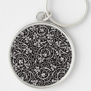 William Morris Grapevine Wallpaper Pattern Sleutelhanger