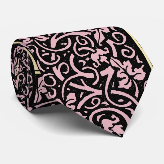 William Morris Grapevine Wallpaper Pattern Stropdas (Opgerold)