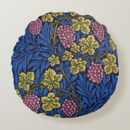 William Morris Grapevine (Wine Vines) Patroon Rond Kussen
