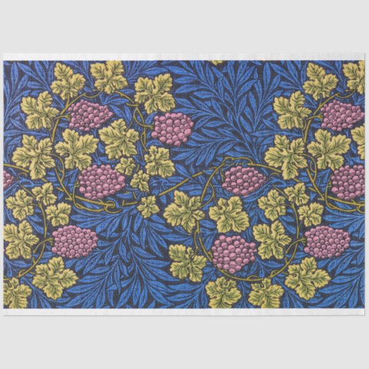 William Morris Grapevine (Wine Vines) Patroon Tissuepapier (Voorkant)