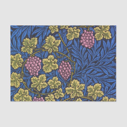 William Morris Grapevine (Wine Vines) Patroon Tissuepapier (Voorkant)