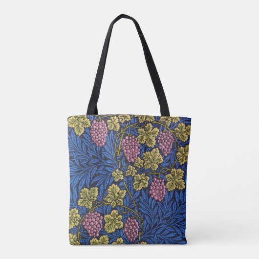 William Morris Grapevine (Wine Vines) Patroon Tote Bag (Achterkant)
