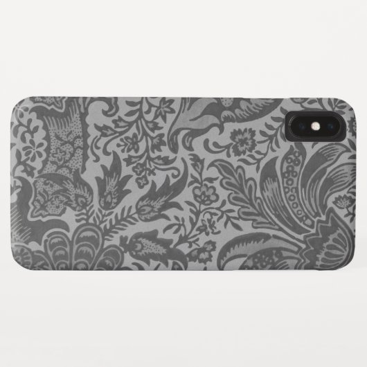  William Morris Gray Botanical Case-Mate iPhone Case (Achterkant (horizontaal))