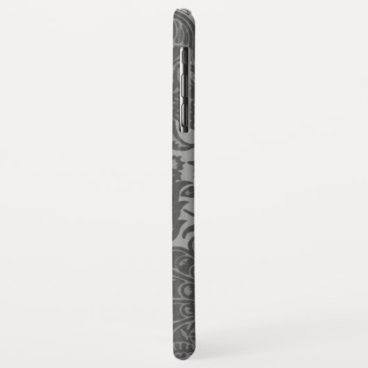  William Morris Gray Botanical Case-Mate iPhone Case (Achterkant/links)