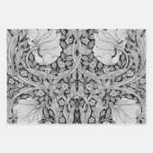 William Morris, Gray Monotone Inpakpapier Vel (Voorkant 2)