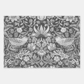 William Morris, Gray Monotone Inpakpapier Vel (Voorkant)