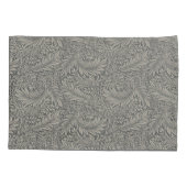  William Morris Gray & Sage Green Kussensloop (Achterkant-Links)