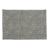  William Morris Gray & Sage Green Kussensloop (Achterkant-Rechts)