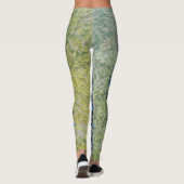 William Morris GREEN EN BLAUWE Leggings (Achterkant)