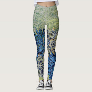 William Morris GREEN EN BLAUWE Leggings