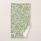 William Morris Green Floral Botanical Pattern Bad Handdoek (Handdoek)