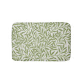 William Morris Green Floral Botanical Pattern Badmat (Voorkant)