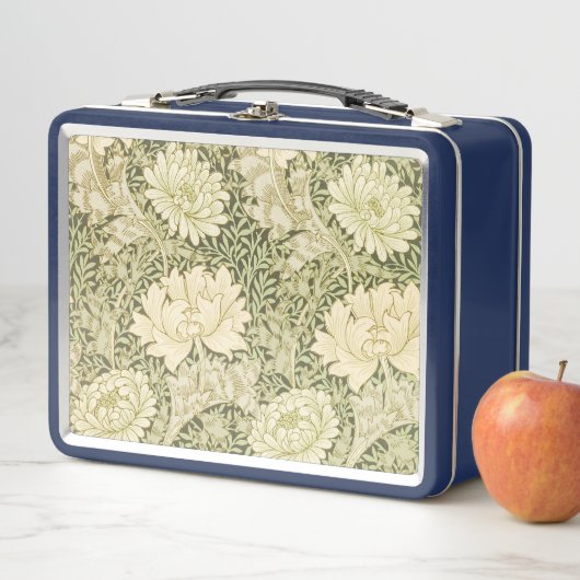 William Morris Green Floral Lunch Box (In situ)