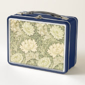 William Morris Green Floral Lunch Box (Voorkant)