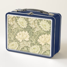 William Morris Green Floral Lunch Box