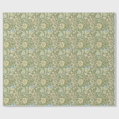 William Morris Green Floral Wallpaper Design Cadeaupapier (Vlak)