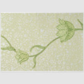 William Morris Green Garden Tulip Tissuepapier (Voorkant)