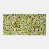 William Morris Green Lonicera Bloemige Behang Bureaumat (Voorkant)