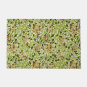 William Morris Green Lonicera Bloemige Behang Deurmat (Voorkant)