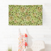 William Morris Green Lonicera Bloemige Behang Spandoek (Insitu)