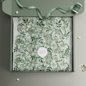 William Morris Green Pattern Design  Bloemen Tissuepapier