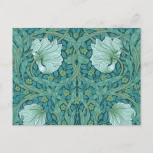 William Morris - Green Pimpernel Pattern Briefkaart