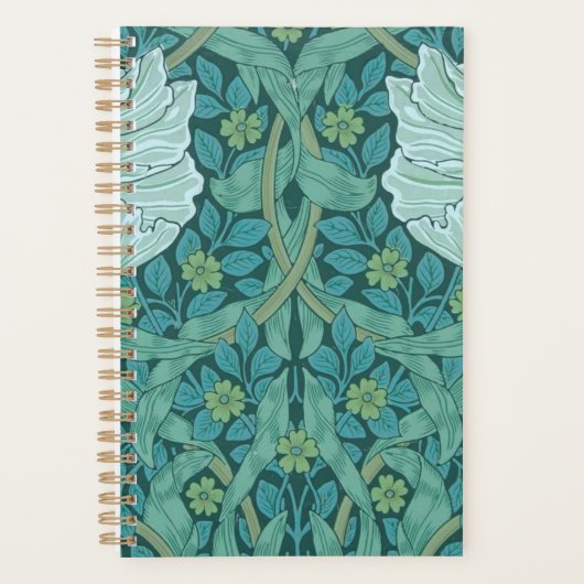 William Morris - Green Pimpernel Pattern Planner (Voorkant)