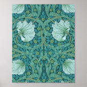 William Morris - Green Pimpernel Pattern Poster (Voorkant)