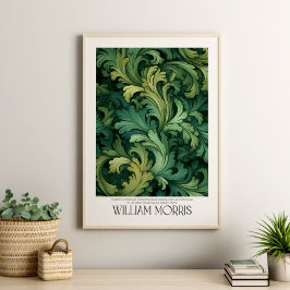 William Morris Green verlaat de botanische tuin Poster
