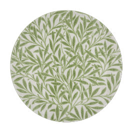 William Morris Green Willow Leaves Pattern Snijplank
