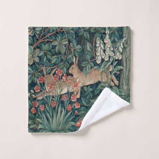William Morris Greenery Bath Towel Set Bad Handdoek (Wasdoekje)
