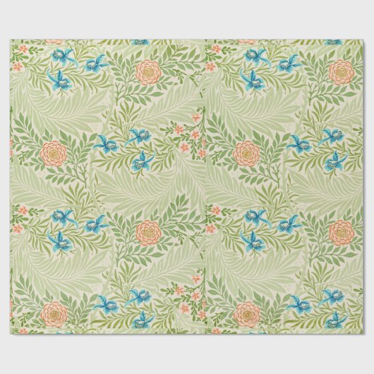 william morris greenery floral cadeaupapier (Vlak)
