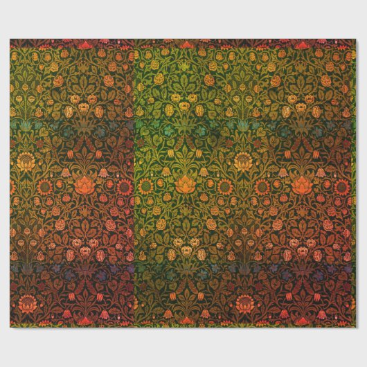  william morris greenery floral cadeaupapier (Vlak)