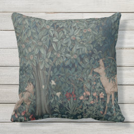  William Morris Greenery Forest Animals Buitenkussen