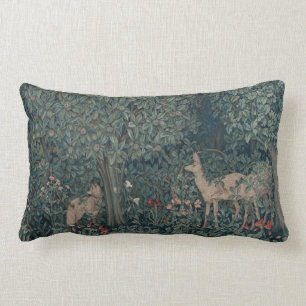 William Morris Greenery Forest Animals Kussen