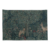  William Morris Greenery Forest Animals Kussensloop (Achterkant-Rechts)