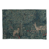 William Morris Greenery Forest Animals Kussensloop (Voorkant-Links)