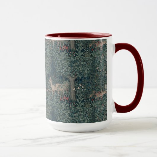 William Morris Greenery Forest Animals Mok (Rechts)