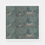  William Morris Greenery Forest Animals Servet (Voorkant)