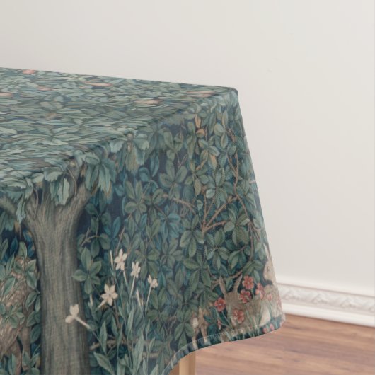 William Morris Greenery Forest Animals Tafelkleed (Voorbeeld)