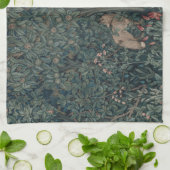  William Morris Greenery Forest Animals Theedoek (Gevouwen)