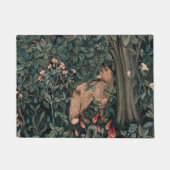 William Morris Greenery Fox Wildlife Deurmat (Voorkant)