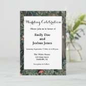 William Morris Greenery Fox Wildlife Kaart (Staand voorkant)