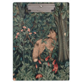 William Morris Greenery Fox Wildlife Klembord (Voorkant)