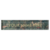 William Morris Greenery Fox Wildlife Naambordje (Voorkant)