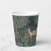 William Morris Greenery Fox Wildlife Papieren Bekers (Achterkant)