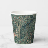 William Morris Greenery Fox Wildlife Papieren Bekers (Voorkant)