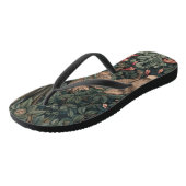 William Morris Greenery Fox Wildlife Teenslippers (Schuin)