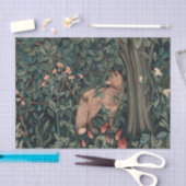 William Morris Greenery Fox Wildlife Tissuepapier (Craft)